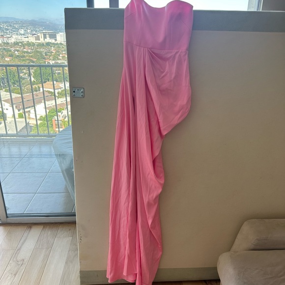 Alex Perry Hudson Strapless Satin-crepe Gown Size small - Picture 7 of 16